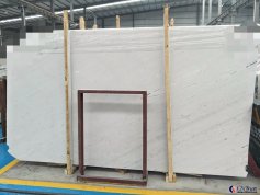 New white marble slab